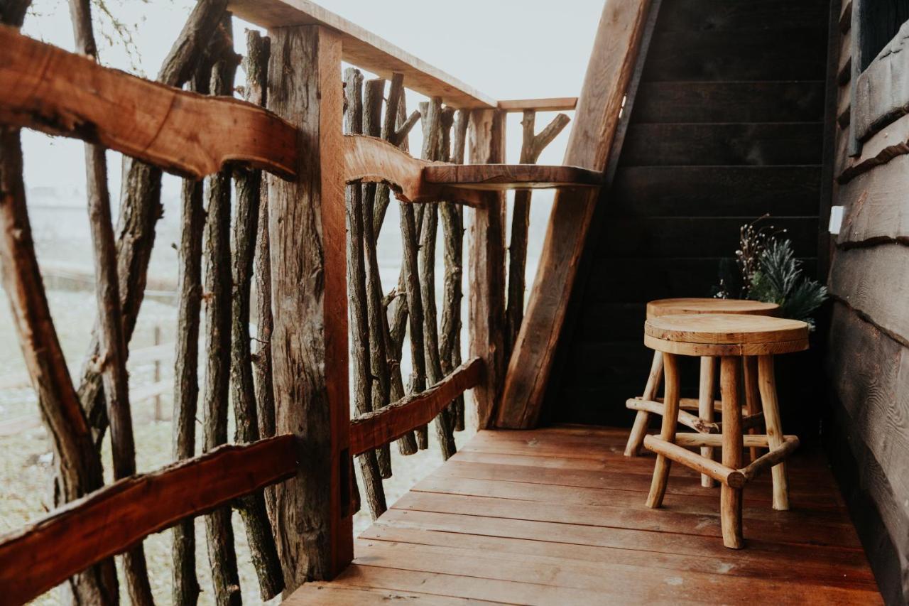 Treehouse Drevesna Hiska Strkovo Gnezdo Ranc Jures Hotel Ljutomer Buitenkant foto